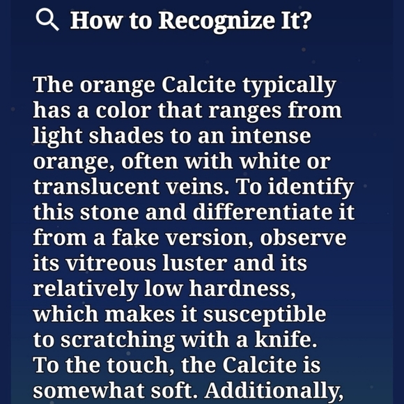 Learn About Orange / Peach Calcite 💛🧡 - Picture 6 of 9